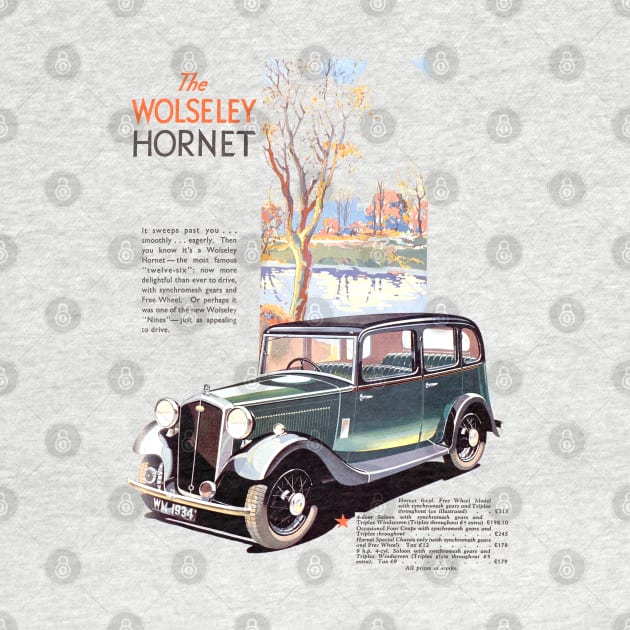 WOLSELEY HORNET - advert by Throwback Motors
